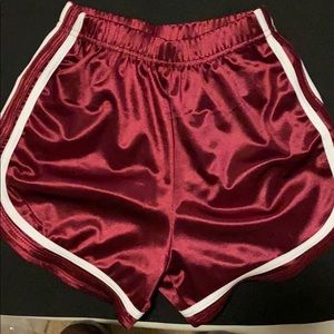 Silky satin shorts